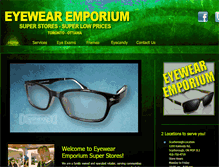 Tablet Screenshot of eyewearemporium.ca